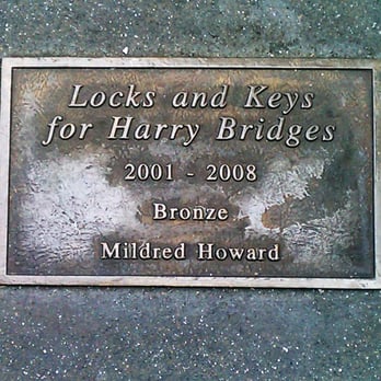 Locks and Keys For Harry Bridges - Landmarks & Historical Buildings Near Me - San Francisco, California