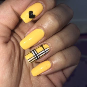 2k Nails - Yellow plaid - Nail Salons Near Me - Mission Hills, California 2k Nails - Yellow plaid - Nail Salons Near Me - Mission Hills, California