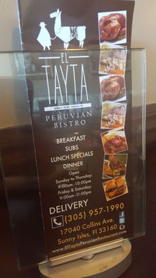 Menu photo 4 INTIMAR Peruvian Restaurant Sunny Isles Beach, FL