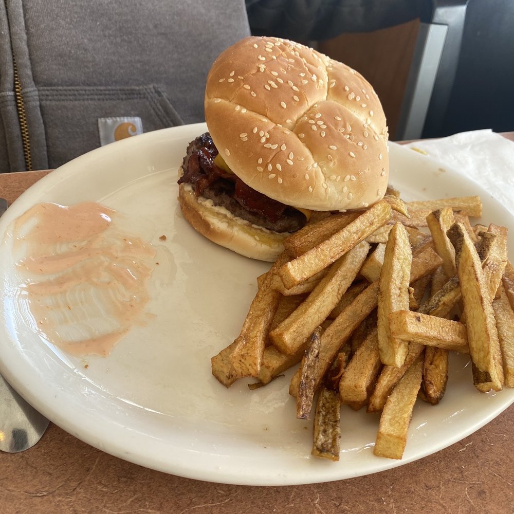 Burger and Fries Burger and Fries