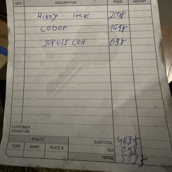 A Locksmith Near me - Receipt of $513 just for changing a lock - Keys & Locksmiths Near Me - Beverly Hills, California A Locksmith Near me - Receipt of $513 just for changing a lock - Keys & Locksmiths Near Me - Beverly Hills, California