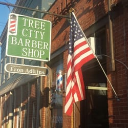 Tree City Barbershop - This is the sign to look for on Main st.