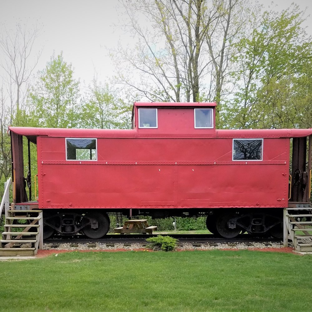 Upland Depot Park - old caboose (can't go inside) - Parks Near Me - Upland, Indiana Upland Depot Park - old caboose (can't go inside) - Parks Near Me - Upland, Indiana