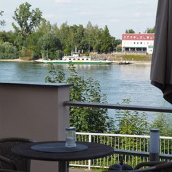 Rheinblick - Blick zur Fähre