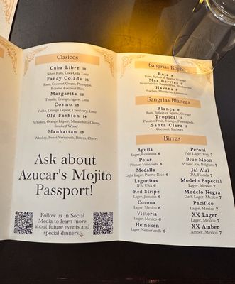 Menu photo 6 Azucar Charlotte, NC