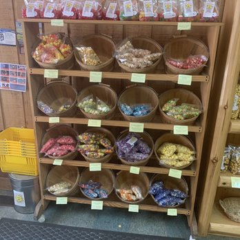 Pop-Kies - a variety of candy in a store - Popcorn Shops Near Me - Traverse City, Michigan