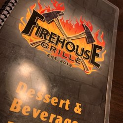 Dessert menu