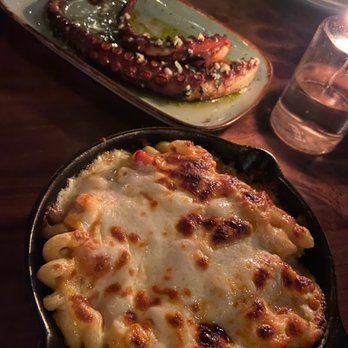 CW's Gin Joint - Lobster Mac and Cheese and Grilled Octopus - Cocktail Bars Near Me - Tampa, Florida