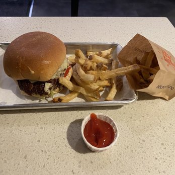 Burger Lounge - Lounge Burger with Regular Fries - Burgers Near Me - Coronado, California