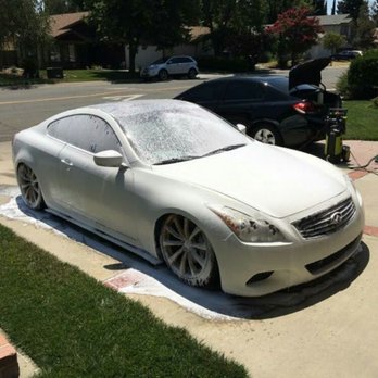 Lathered Luxuries - Just starting the foam bath on an Infinity G37s. - Auto Detailing Near Me Lathered Luxuries - Just starting the foam bath on an Infinity G37s. - Auto Detailing Near Me