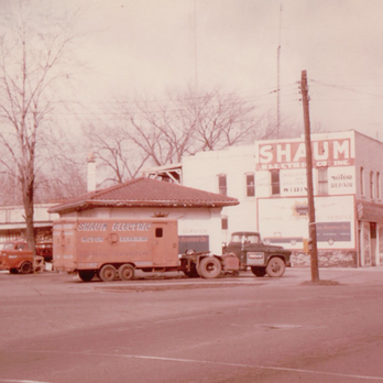 Shaum Electric Company - Original Shaum building, South Main Street, Elkhart IN - Electricians Near Me - Elkhart, Indiana Shaum Electric Company - Original Shaum building, South Main Street, Elkhart IN - Electricians Near Me - Elkhart, Indiana