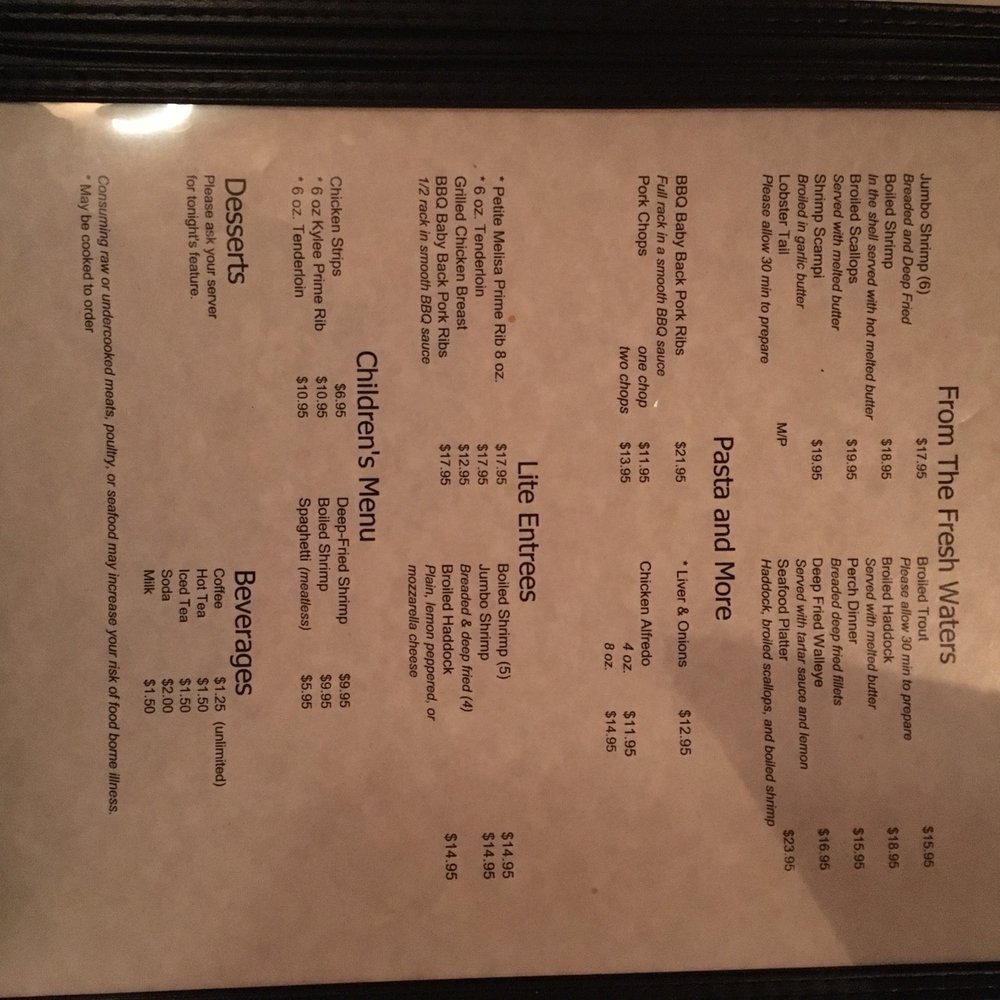Boarding House Supper Club - the menu - American Near Me - Suring, Wisconsin