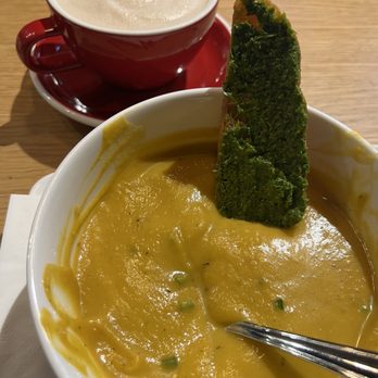 Gotan - Tribeca - Butternut squash soup and chai latte - Cafes Near Me - New York, New York Gotan - Tribeca - Butternut squash soup and chai latte - Cafes Near Me - New York, New York