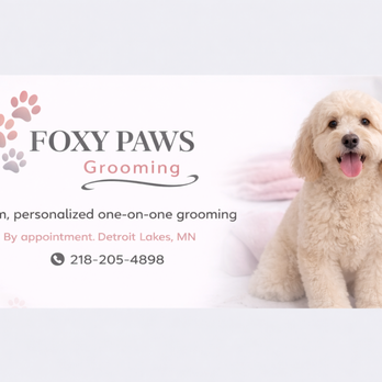 Foxy Paws Grooming - Pet Groomers Near Me - Detroit Lakes, Minnesota Foxy Paws Grooming - Pet Groomers Near Me - Detroit Lakes, Minnesota