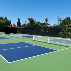 San Jose Swim & Racquet Club - 3 Tournament level Pickleball Courts.  Reservations available 7 days a week to members.