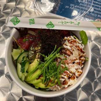 Ohana Poke House - California Ahi With extra limu over salad - Poke Near Me - Honolulu, Hawaii Ohana Poke House - California Ahi With extra limu over salad - Poke Near Me - Honolulu, Hawaii