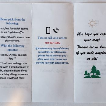 Cinnamon Bear Inn - options for breakfast - Hotels Near Me - Mammoth Lakes, California Cinnamon Bear Inn - options for breakfast - Hotels Near Me - Mammoth Lakes, California