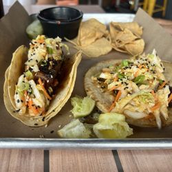 Flatwater Restaurant - Korean BBQ briskett tacos