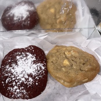 Tiff's Treats - Red velvet and white almond cookies - Desserts Near Me - Dallas, Texas Tiff's Treats - Red velvet and white almond cookies - Desserts Near Me - Dallas, Texas