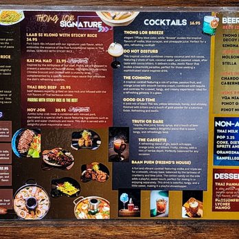 Thong Lor - Menu (Nov 2024) - Thai Near Me - Toronto, Ontario