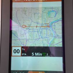 ORBT - Touchscreen indicating ETA and other pertinent information