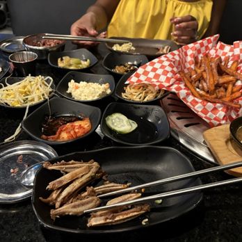 Gold Spoon - Beef short rib, rice, ramen, kimchi, sweet potato fries, chicken bulgogi, and just plain downright goodness! - Korean Near Me - Carrollton, Texas
