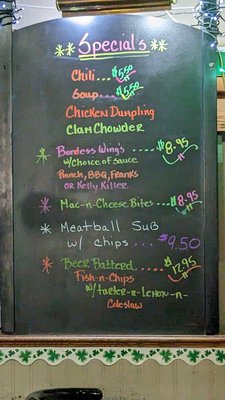 Menu photo 2 McClenaghans Pub Shelby Township, MI