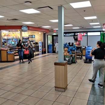 Clara Barton Service Area - This is a view of the inside of the service area.  The HMS Host store is in the background.  Photo taken October 8, 2019. - Gas Stations Near Me - Oldmans, New Jersey