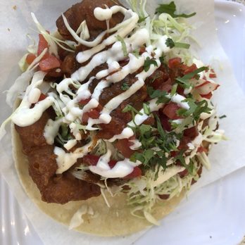 Mariscos Linda 4 - This is ONE fish taco. - Seafood Near Me - Los Angeles, California Mariscos Linda 4 - This is ONE fish taco. - Seafood Near Me - Los Angeles, California