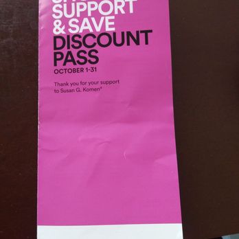 Allen Premium Outlets - Offered in October only (I believe) $10 Donation. Which gives you a 25% Discount at most stores. Most stores have 50% - 70% independently - Shopping Centers Near Me - Allen, Texas Allen Premium Outlets - Offered in October only (I believe) $10 Donation. Which gives you a 25% Discount at most stores. Most stores have 50% - 70% independently - Shopping Centers Near Me - Allen, Texas