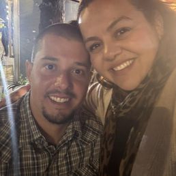 Us enjoying the chilly night out. Us enjoying the chilly night out.