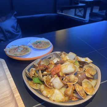 Xinjiang BBQ - Stir Fried Spicy Clams - Asian Fusion Near Me - San Diego, California Xinjiang BBQ - Stir Fried Spicy Clams - Asian Fusion Near Me - San Diego, California
