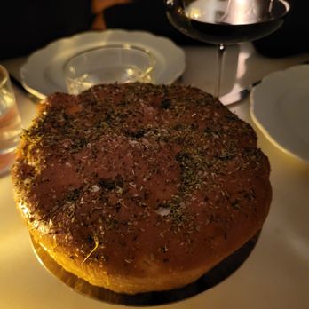 Funke - Sfincione in bianco - a deliciously fluffy focaccia bread. - Italian Near Me - Beverly Hills, California