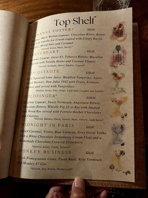 Menu photo 4 Cold Shoulder Bar Los Angeles, CA