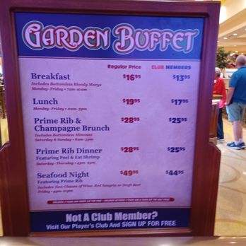 Garden Buffet - Prices - Buffets Near Me - Las Vegas, Nevada