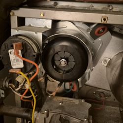 London Liberty Property Services - Installing new inducer motor in furnace