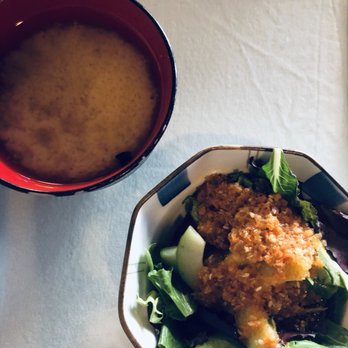 Village Sushi - Miso soup, Side salad - Japanese Near Me - Seattle, Washington