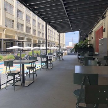 Cafe Dulce - Outdoor area of Row DTLA - Coffee & Tea Near Me - Los Angeles, California
