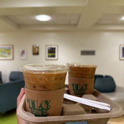 TLC Coffee Company - TLC Coconut iced latte with almond milk