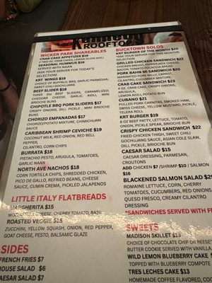 Menu photo 1 Kennedy Rooftop Chicago, IL