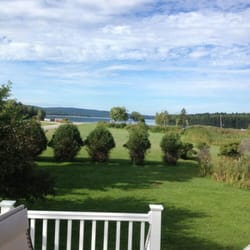 Rangeley Lakes Bed and Breakfast - View of rangeley lake from the deck