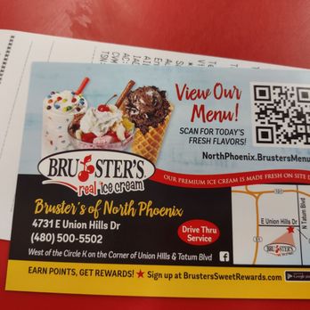 Bruster's Real Ice Cream - Information - Desserts Near Me - Phoenix, Arizona