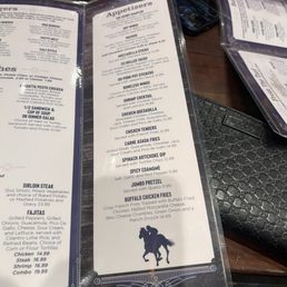 Appetizers menu Appetizers menu