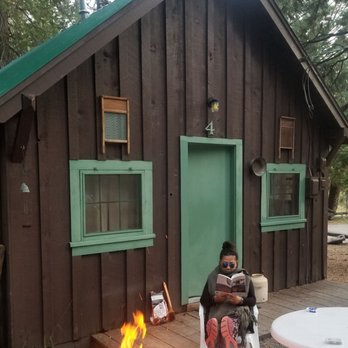 Mill Creek Resort - Cozying up by a nice fire & a good book on Lassen National Park I borrowed from the restaurant - Campgrounds Near Me - Mill Creek, California Mill Creek Resort - Cozying up by a nice fire & a good book on Lassen National Park I borrowed from the restaurant - Campgrounds Near Me - Mill Creek, California