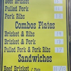 Billy Bob’s Chuck Wagon - Menu
