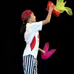 Circus Moves - 3 scarf juggling, eight years old. (2010)