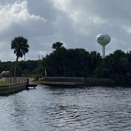 Gamble Rogers estuary and boat ramp Gamble Rogers estuary and boat ramp