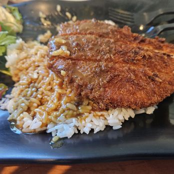 Katsu Bar - Chicken Katsu with curry on the side. This was tasty I would come back and have it again. - Desserts Near Me - Santa Monica, California