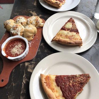 Via Chicago - Veggie, Four Cheese, Pepperoni Deep Dish and Garlic Knots - Pizza Near Me - Portland, Oregon Via Chicago - Veggie, Four Cheese, Pepperoni Deep Dish and Garlic Knots - Pizza Near Me - Portland, Oregon