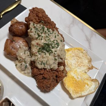 Bistro 135 - Brunchin' Fried Steak. - Italian Near Me - Tracy, California